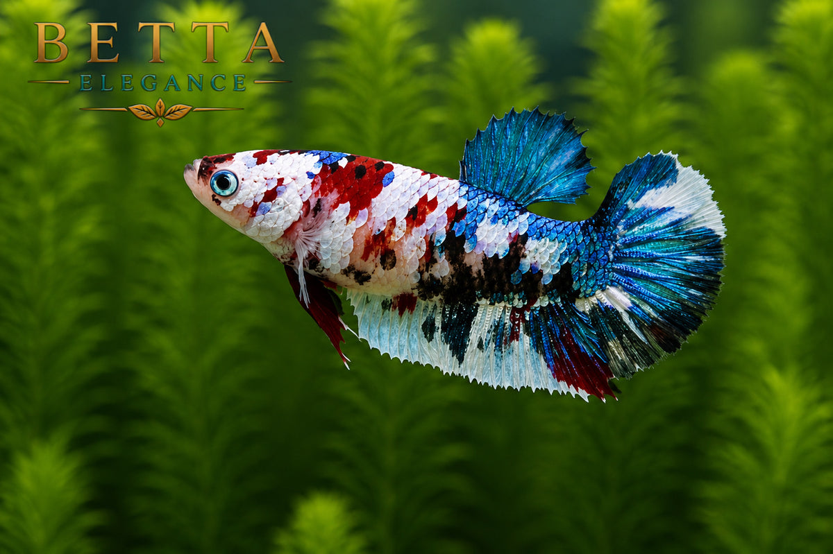 LIVE FEMALE BETTA / BLUE GALAXY HMPK #FM984