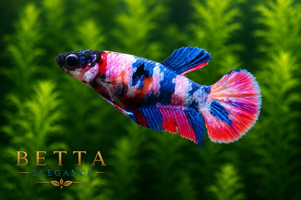 LIVE FEMALE BETTA / NEMO GALAXY HMPK #FM1110