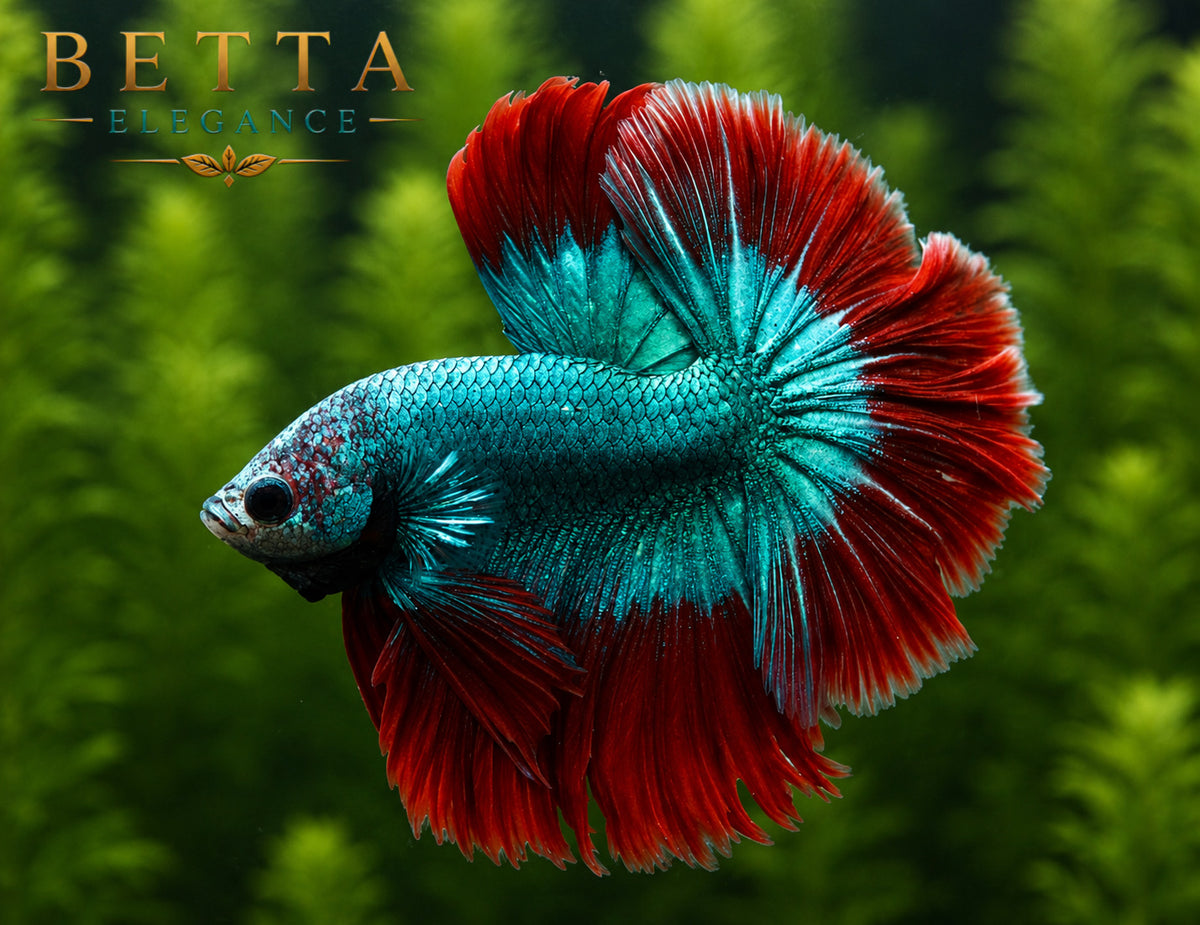 LIVE MALE BETTA / GRIZZLE HALFMOON #ML0994