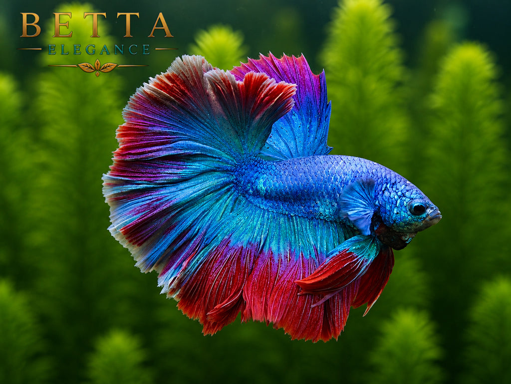 LIVE MALE BETTA / GRIZZLE HALFMOON #ML0850