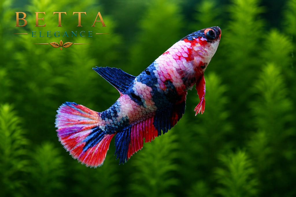 LIVE FEMALE BETTA / NEMO GALAXY HMPK #FM1110