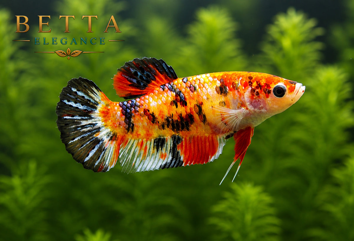 LIVE FEMALE BETTA / NEMO GALAXY HMPK #FM972